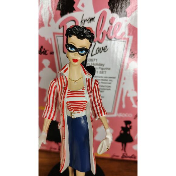 1993 from Barbie with Love Roman Holiday Collectible Figurine Enesco - Picture 3 of 6